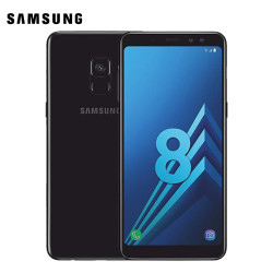 Téléphone Samsung A8 2018 Noir 32Go Dual Sim Grade AB