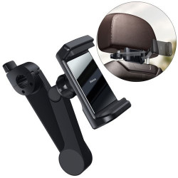 Support téléphone voiture appui-tête chargeur induction qi rotatif baseus  noir WXHZ-01 - Conforama